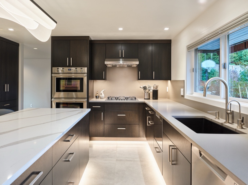 Kitchen and dining room remodel detail