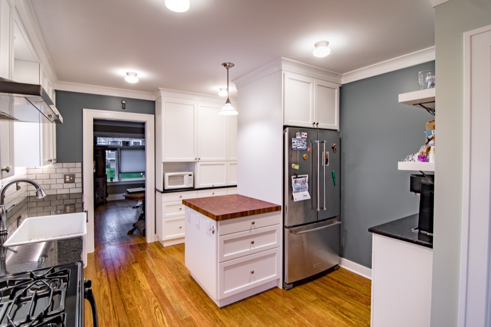 Kitchen remodel detail