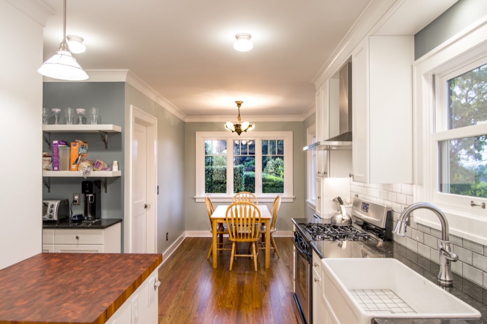 Kitchen remodel view