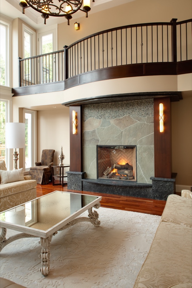 Luxury living room remodel