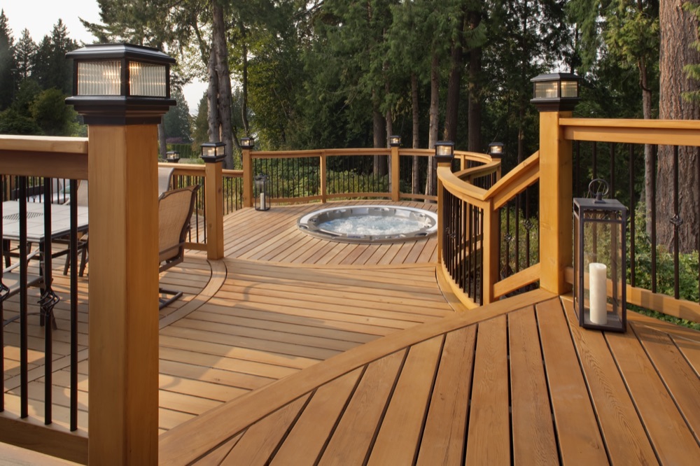Outdoor living space view